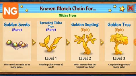 Merge Dragons How To Get Golden Seeds & Midas Trees.